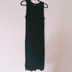 Armani Exchange Black Body Con Midi Dress